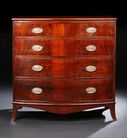 Regency Style Mahogany Bowfront 2a2ca