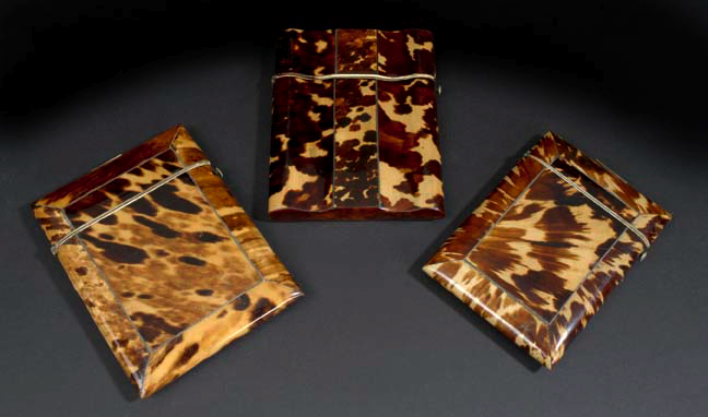 Collection of Three Victorian Tortoiseshell 2a2e0