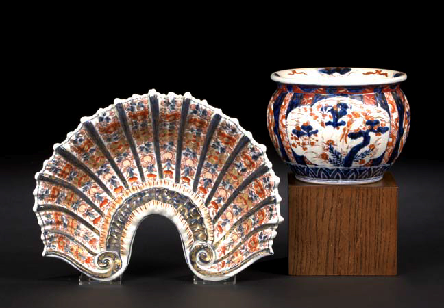 Japanese Imari Porcelain Cachepot  2a309