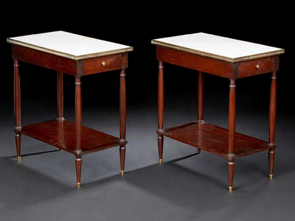 Pair of Louis XVI-Style Mahogany