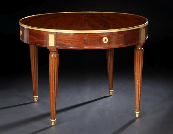 Louis XVI-Style Mahogany Center