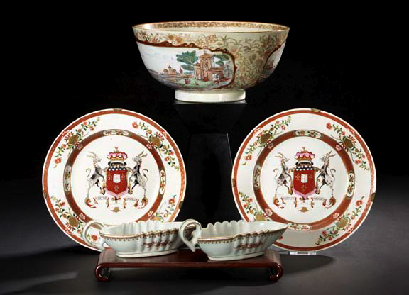 Pair of Chinese Export Armorial