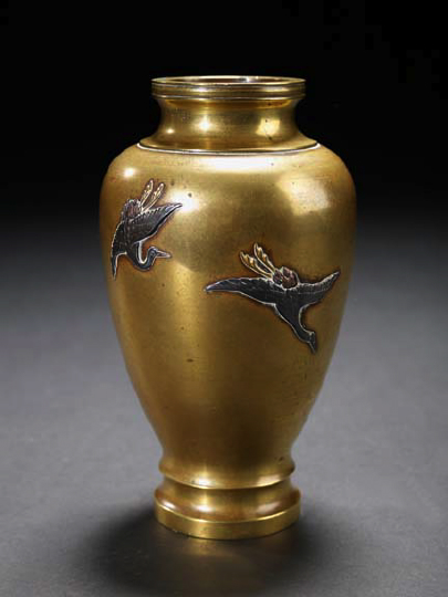 Japanese Multi Metal Vase late 2a0c1