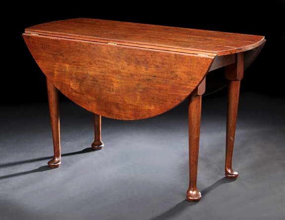 Queen Anne-Style Mahogany Drop