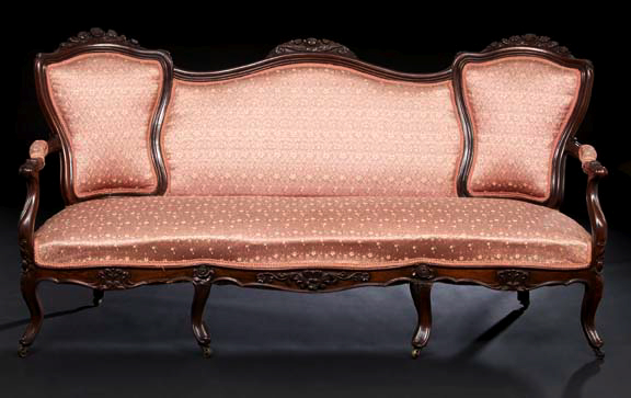 American Rococo Revival Rosewood