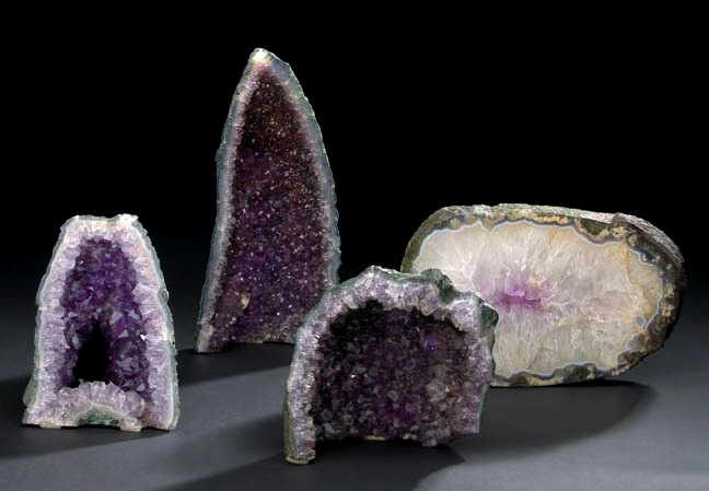 Large Concave Amethyst Geode,  the exterior