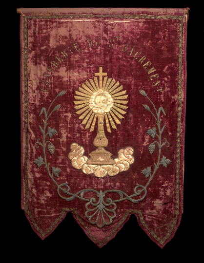 Antique Claret Velvet and Cloth of Gold 2a65f