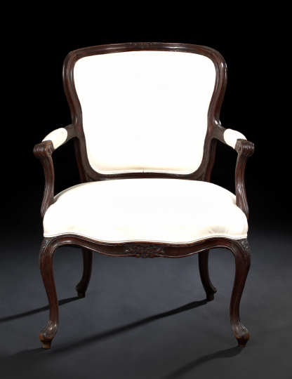 Louis XV Style Fruitwood Fauteuil  2a667