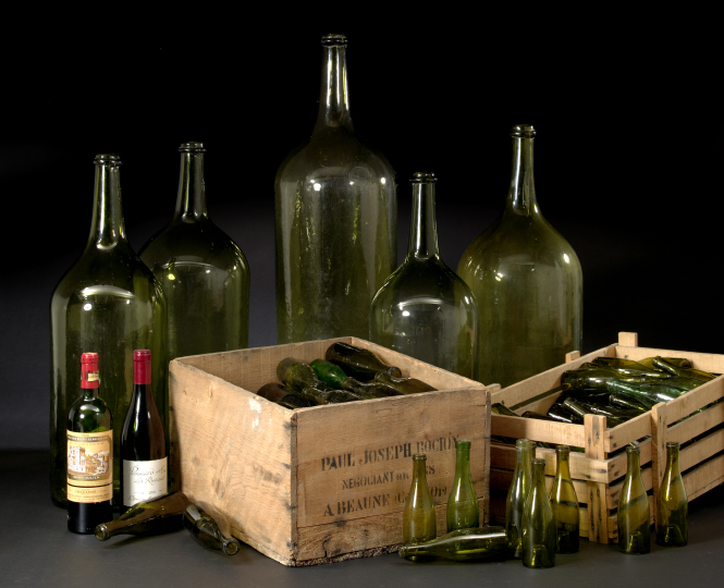 French Wooden Vintner's Crate,