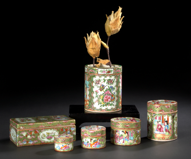 Group of Six Chinese Export Porcelain