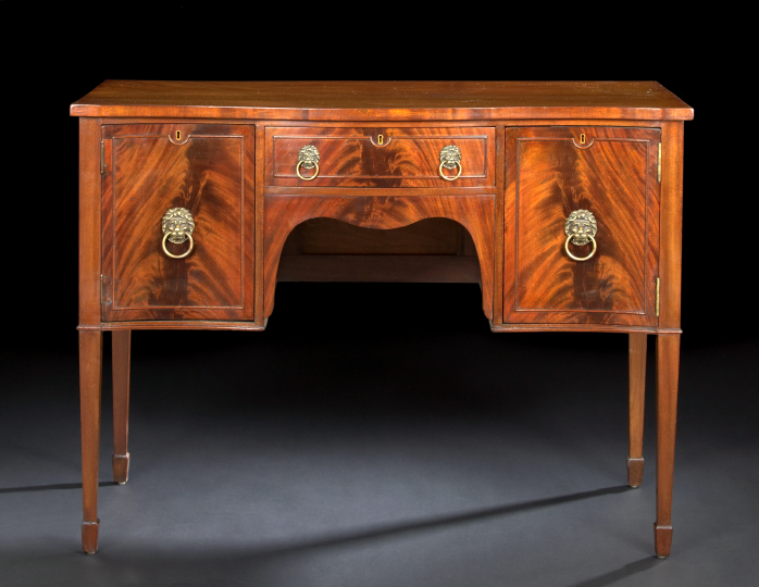 Regency-Style Mahogany Sideboard,