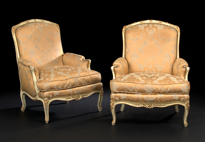 Pair of Louis XV Style Polychromed 2a6f7