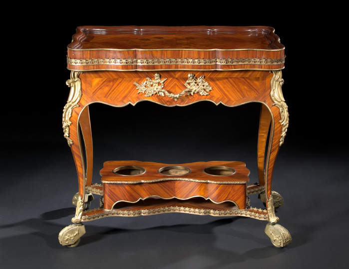 Louis XV-Style Ormolu-Mounted Kingwood