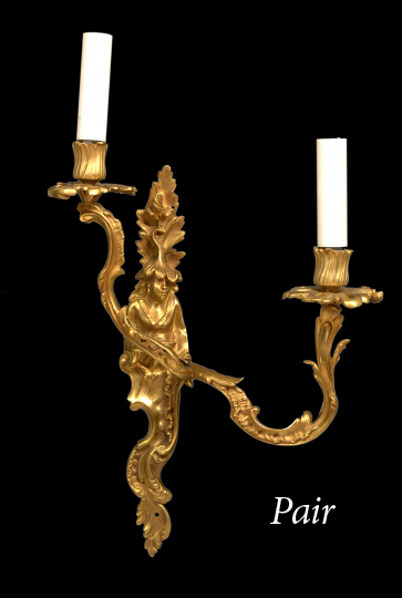 Attractive Pair of French Gilt Lacquered 2a70b
