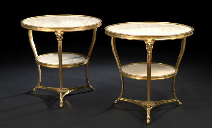 Pair of Empire Style Gilt Metal 2a779