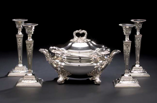 Set of Four Victorian Silverplate 2a3c8