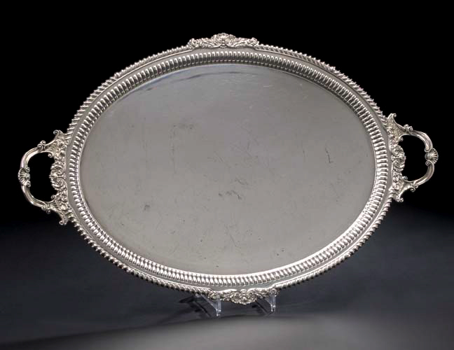 George V Silverplate Tray,  first