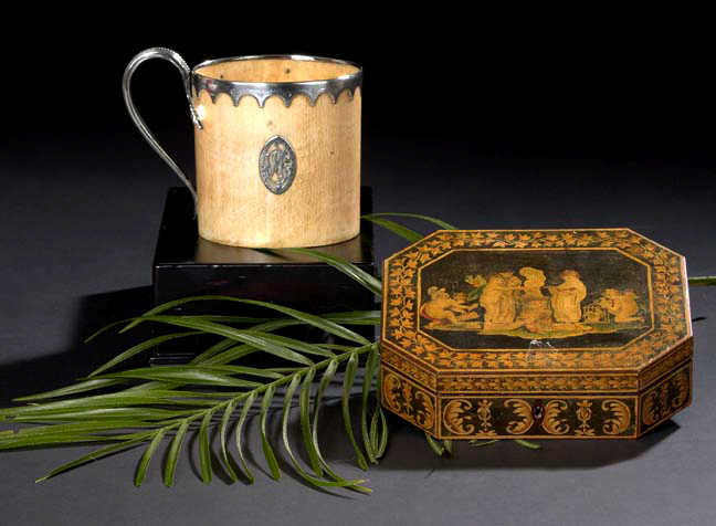 Regency Black-Lacquer and Penwork