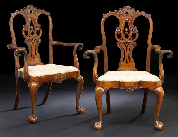 Pair of George II Style Carved 2a3dd