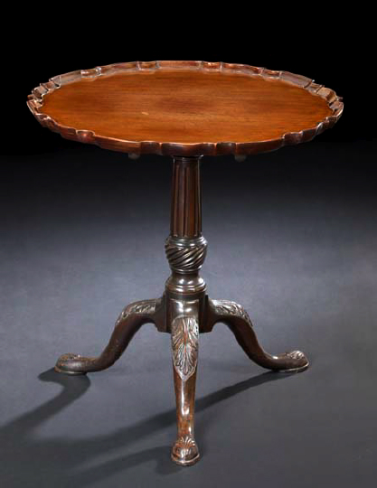 George III Mahogany Tripod Table,