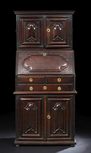 Spanish Provincial Walnut Secretary