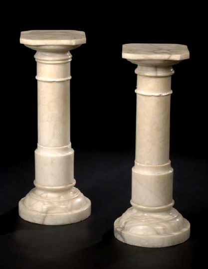 Pair of Italian Turned Carrere