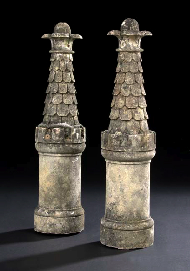 Attractive Pair of French Cast-Stone