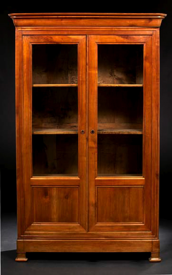 Louis-Philippe Fruitwood Bookcase,