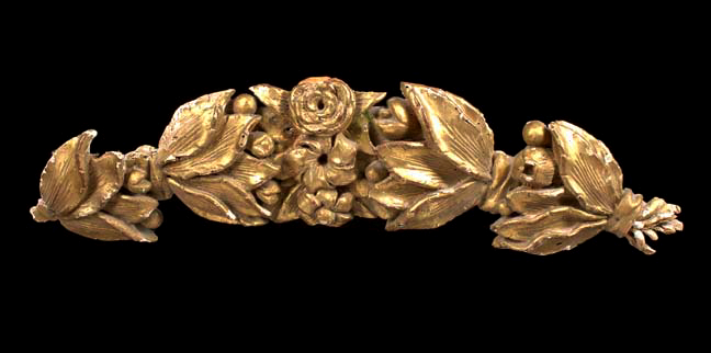 Large French Floral Carved Giltwood 2a496