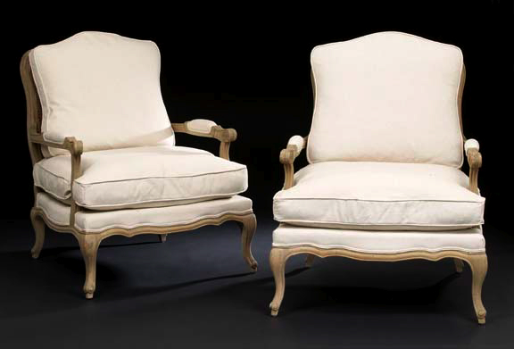 Pair of Louis XV Style Beechwood 2a49a