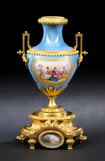 French Ormolu Mounted Bleu Celeste 2a4ed