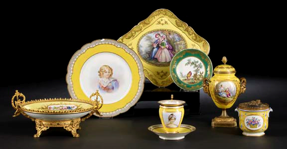 Small Louis XVI Sevres Porcelain Bowl,