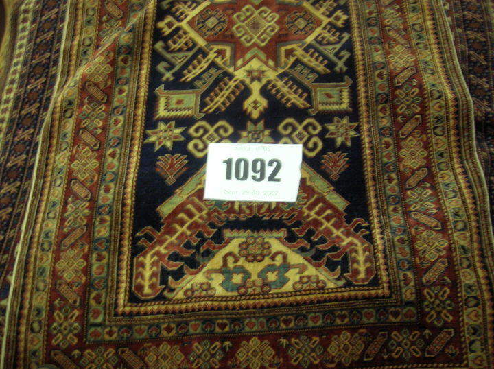 Caucasian Kazak Carpet,  3' 6"