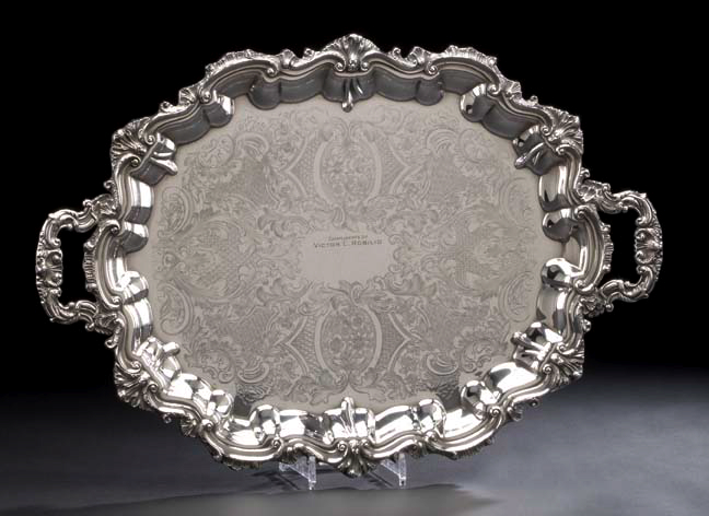 American Silverplate Footed Presentation 2a51c