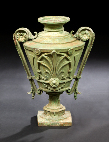 Large and Attractive English Verdigris Patinated 2a947
