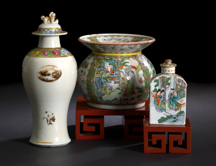 Chinese Export Porcelain Covered 2a94d