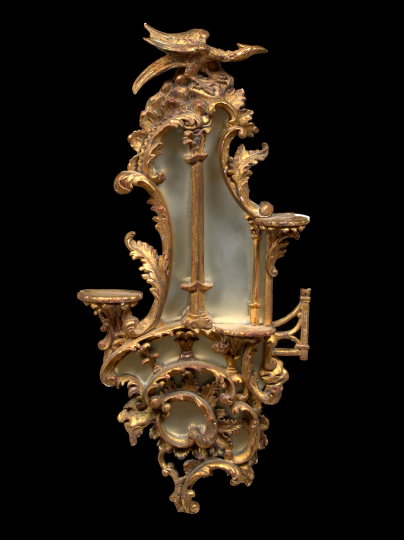 Pair of George III Style Mirrored 2a96f