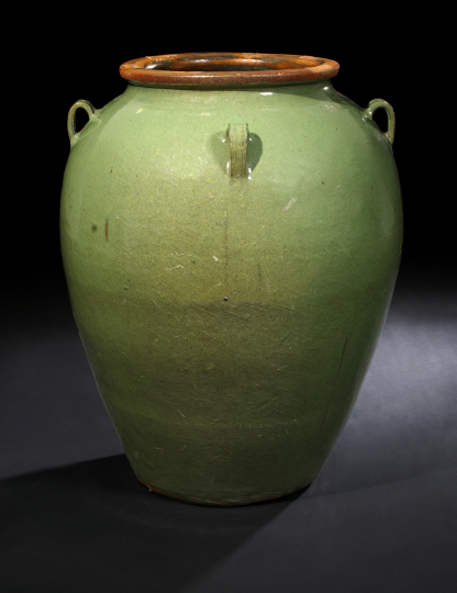 Large Chinese Glazed Stoneware