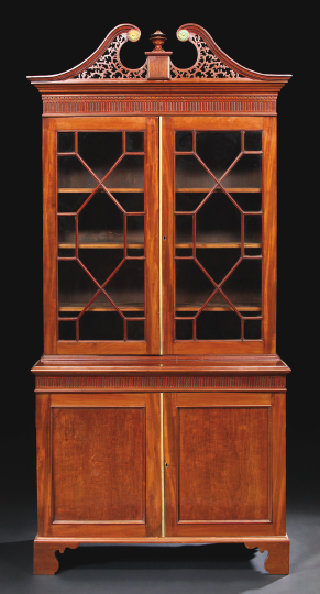 George III Style Mahogany Bookcase  2a998