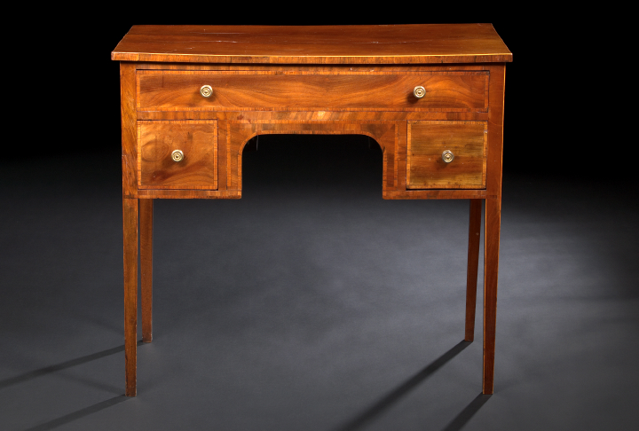 George III Mahogany Dressing Table,