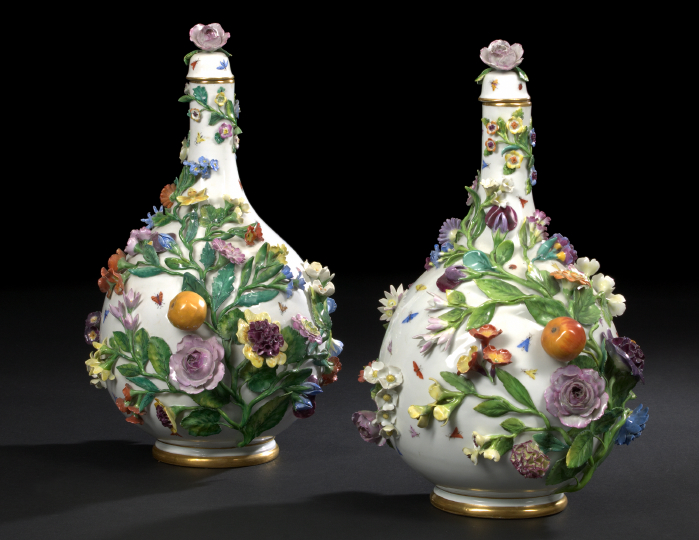 Good Large Pair of Meissen Porcelain 2a9d8