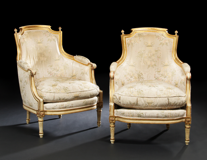Pair of Louis XVI-Style Giltwood