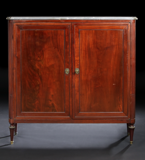 Louis XVI Style Mahogany and Marble Top 2aa29