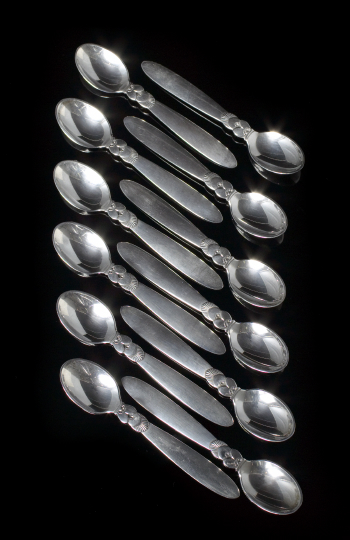 Twelve Georg Jensen Sterling Silver 2aa58