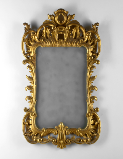 Italian Giltwood Looking Glass,