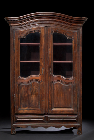 Provincial Fruitwood Vitrine  2aac8