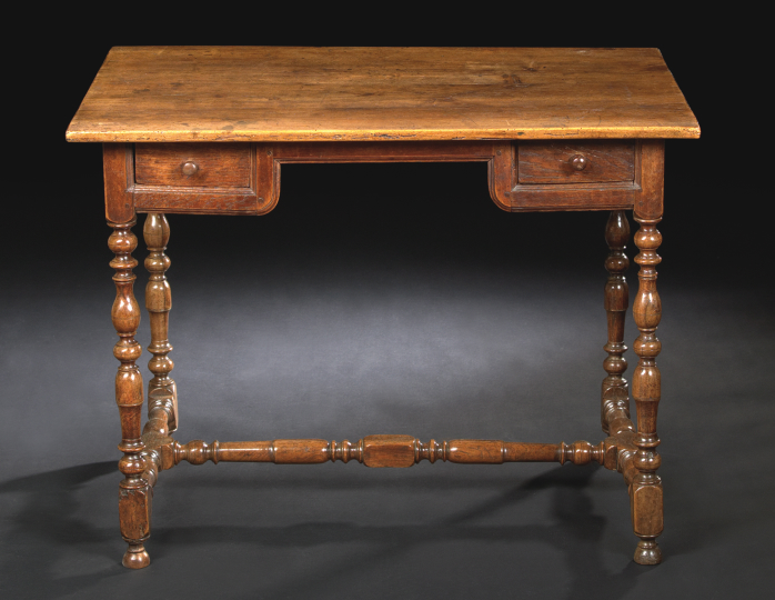 Provincial Fruitwood Writing Table,