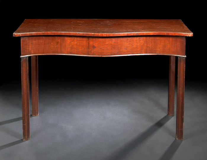 George III-Style Mahogany Side Table,