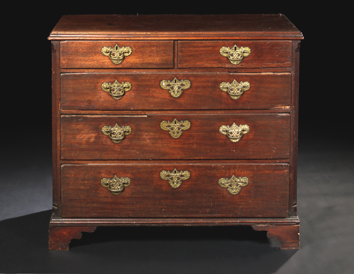 George III Mahogany Chest fourth 2ab0d