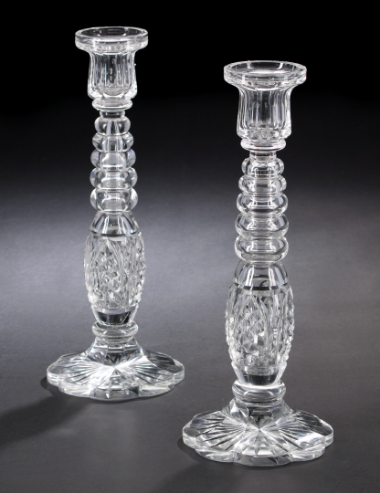 Tall Pair of Edwardian Cut Glass 2ab0e